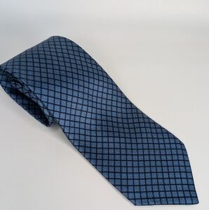 Italian made Stefano Ricci 100% silk micro check tie